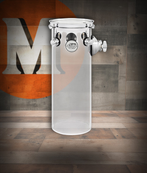 DW Design Ratatom 16x6 Clear Acrylic w/TB12 (DDAC1606RTCL) | Musician Madness