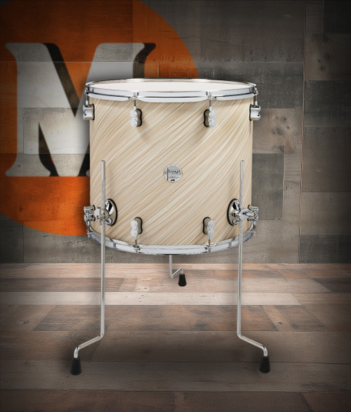 PDP Concept Maple 16x18 Floor Tom - Twisted Ivory Finish Ply w/ Chrome Hardware (PDCM1618TTTI)|Musician Madness