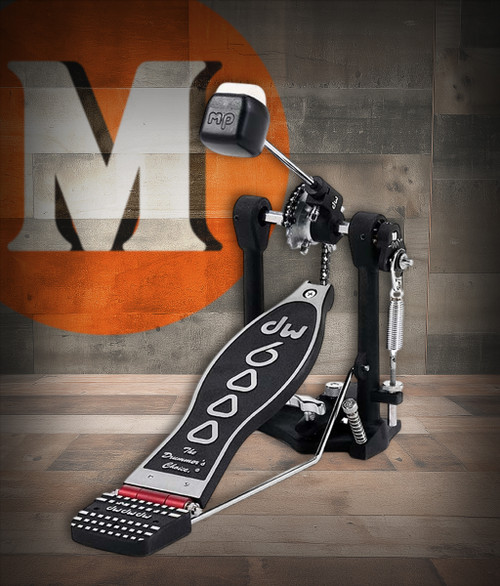DW 6000 Series Turbo Single Bass Drum Pedal (DWCP6000CX) â€“ lightweight vintage-style pedal with Turbo Drive for smooth, powerful performance â€“ Musician Madness