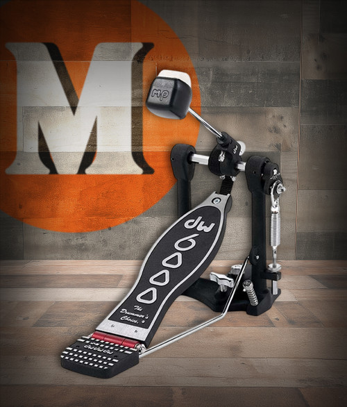 DW 6000 Series Nylon Strap Single Bass Drum Pedal (DWCP6000NX) – lightweight vintage-inspired pedal with nylon strap drive for smooth, quiet performance – Musician Madness