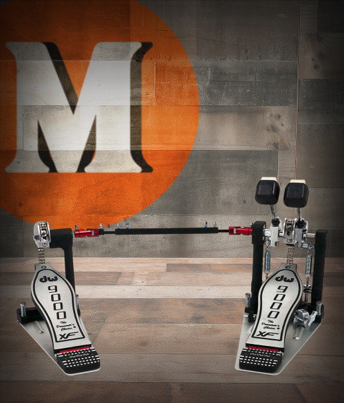 DW 9000 Series XF Extended Footboard Double Bass Drum Pedal w/ Bag (DWCP9002XF) | Musician Madness