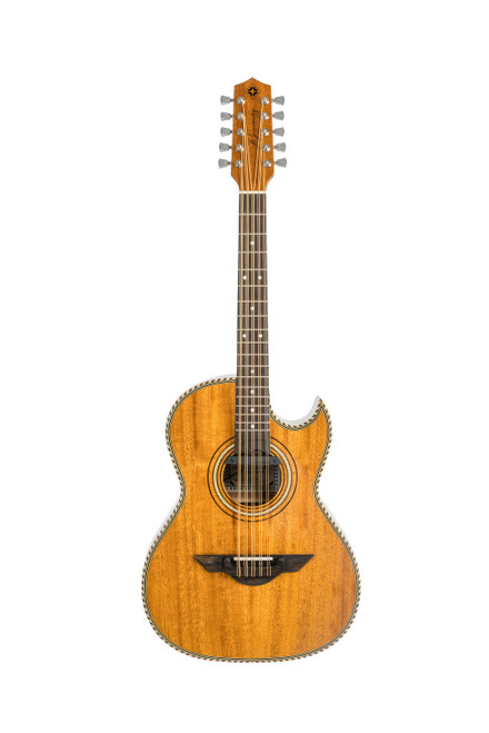 H. Jimenez Bajo Quinto Cutaway Electric (LBQ1ENM) natural finish acoustic-electric bajo quinto guitar