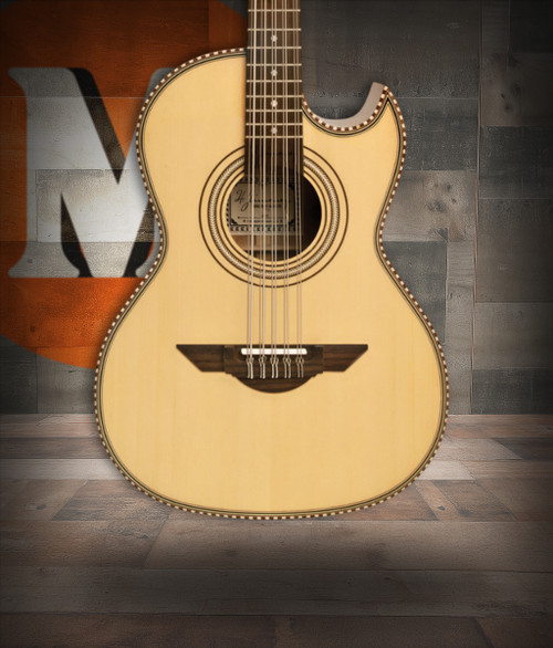 H. Jimenez Bajo Quinto Cutaway (LBQ1) natural finish acoustic bajo quinto guitar