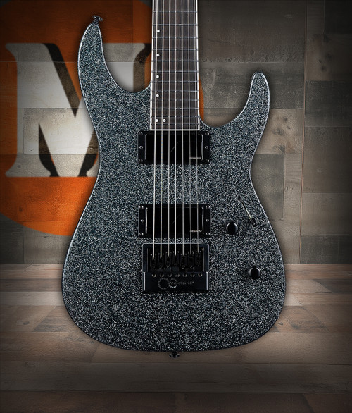 ESP LTD M-1007 Baritone Evertune 7-String Electric Guitar in Granite Sparkle finish – premium extended range guitar from ESP available at Musician Madness.