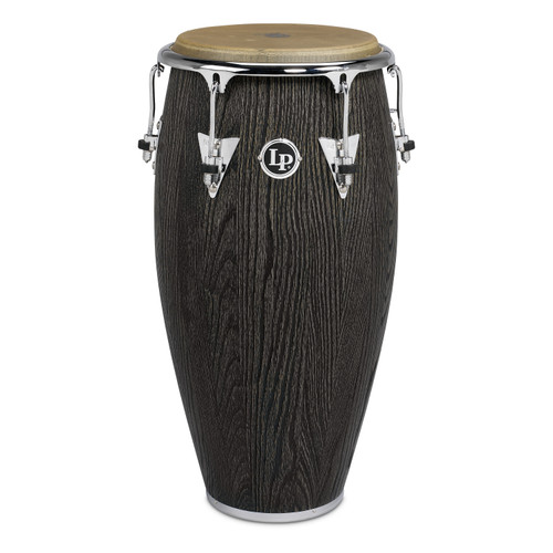 Latin Percussion LP Uptown CCII 11-3/4" Conga - Sculpted Ash Espresso Stain with Chrome Hardware (LP1175SA) | Musician Madness