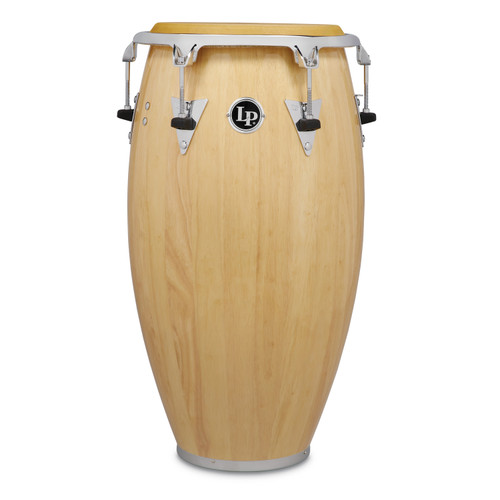 Latin Percussion LP Classic Series Top-Tuning 12-1/2" Tumba - Oak Natural with Chrome Hardware (LP552T-AWC) | Musician Madness