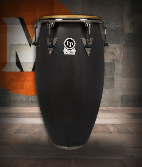 Latin Percussion LP Raul Rekow Top-Tuning 12-1/2" Tumba – New Zealand Pine Walnut Burst with Black Satin Hardware (LP552-TRRB) – signature LP tumba available at Musician Madness.