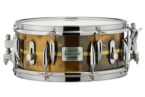 Sonor Benny Greb Signature 13 In.x 5.75 In.Brass Snare Drum (SSD-130575-BGSDB2) | Musician Madness