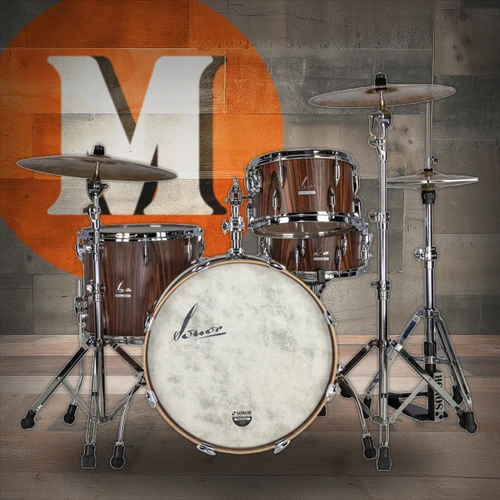 Sonor Vintage Series 22 In. 3-Piece Shell Pack - Rosewood Semi-Gloss (VT-322WMCRSG) | Musician Madness