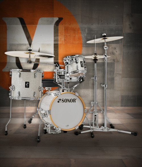 Sonor AQ2 Maple Martini 4 Piece Shell Pack - White Marine Pearl (AQ2-MARTINIWMCWHP)|Musician Madness