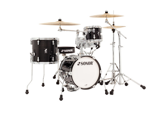 Sonor AQ2 Maple Martini Drum Set – Transparent Black (AQ2-MARTINIWMCTSB) available at Musician Madness.