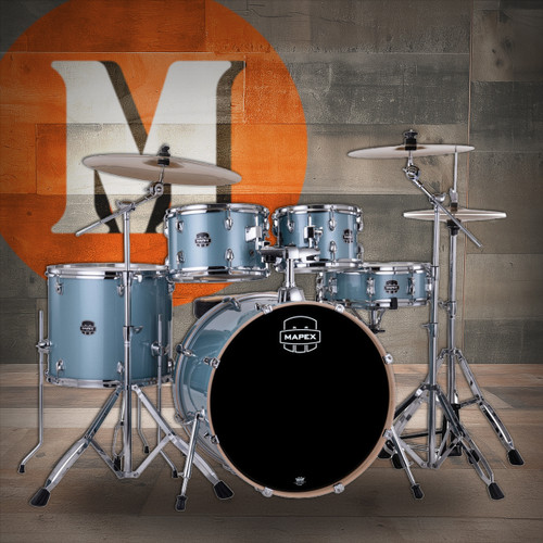 Mapex Venus 5-Piece Rock Drum Set - Aqua Blue Sparkle (VE5295FTCVJ)