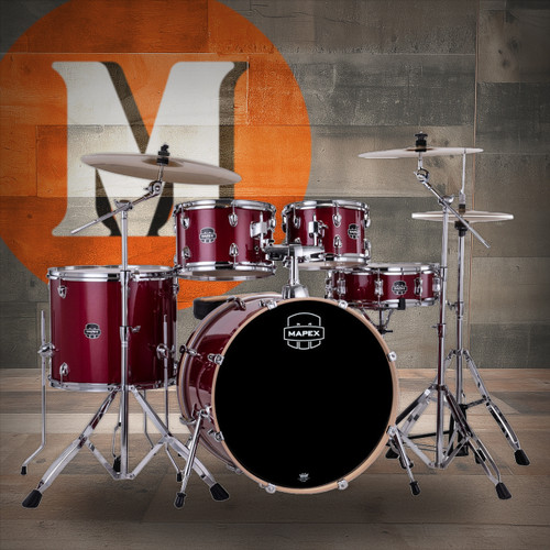 Mapex Venus 5-Piece Rock Drum Set - Crimson Red Sparkle (VE5295FTCVM)|Musician Madness