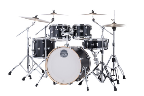 Mapex Mars Maple Fusion Shell Pack – Matte Black (MM504SFKD)