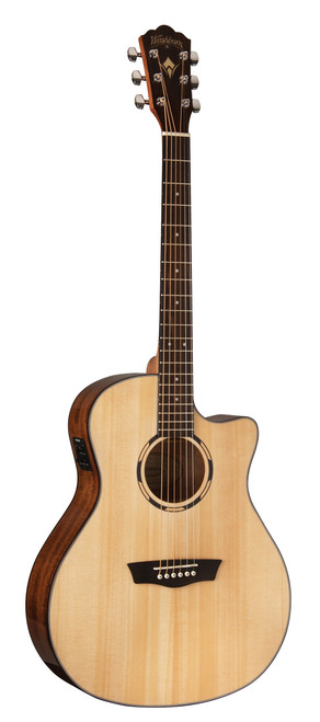 Washburn Woodline 10 Series O10SCE Acoustic-Electric – Natural (WLO10SCE-O-U)