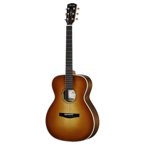 Alvarez Laureate LF70E Folk/OM Acoustic-Electric - Herringbone Sunset (LF70E_Herringbone_Sunset) | Musician Madness