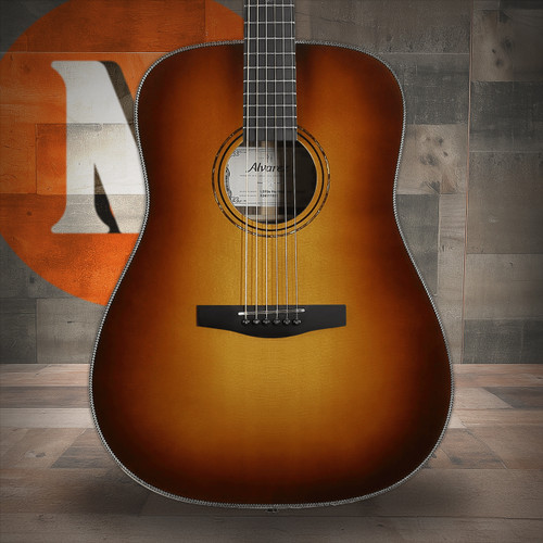 Alvarez Laureate LD70e Dreadnought Acoustic-Electric - Herringbone Sunset (LD70e_Herringbone_Sunset) | Musician Madness