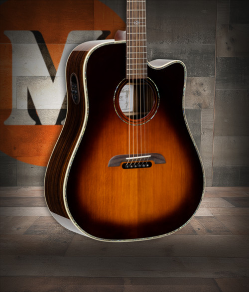 Alvarez Yairi DY1 Stage Dreadnought Cedar/Rosewood Acoustic-Electric - Sunburst (DY1_Sunburst)|Musician Madness