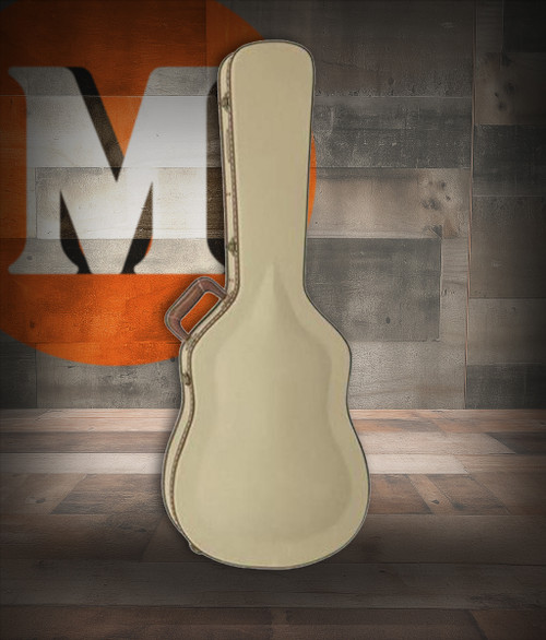 Alvarez PC-1 Deluxe Parlor Guitar Wood Case featuring a durable wooden exterior, plush interior lining, secure latches, and a form-fitted design built to protect parlor-sized guitars.