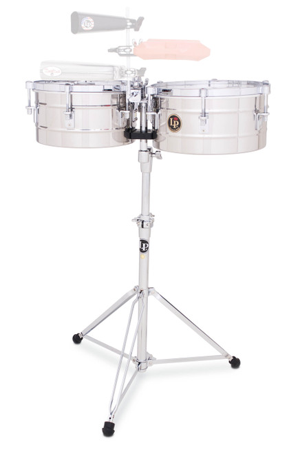 Latin Percussion LP255-S 12"/13" Timbales - Stainless Steel / Chrome (LP255-S) | Musician Madness