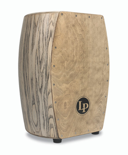 Latin Percussion M1406GIO Giovanni Stave Cajon featuring a handcrafted North American ash stave shell, premium construction, powerful bass response, and articulate high-end ideal for studio and live Latin percussion performance.