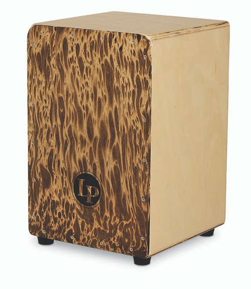 Latin Percussion LPA1332-HC Aspire Cajon featuring a birch/poplar body, internal snare system, Havana CafÃ© finish, and well-balanced bass and snare tones ideal for practice, live acoustic sets, and entry-level world percussion.