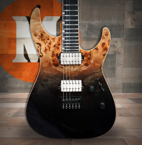 ESP E-II M-II HT Electric Guitar w/Case - Black Natural Fade (EIIMIIHT)|Musician Madness