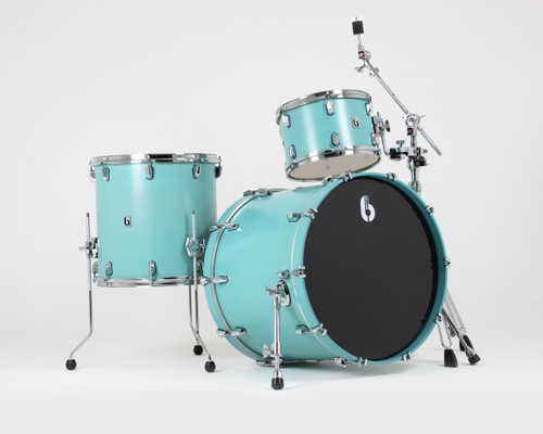 British Drum Co. Enigma Series Club Kit â€“ Satin Teal (ENG-22-CB-STL) | Musician Madness
