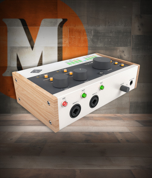 Universal Audio Volt 476 USB Audio Interface (UA-VOLT-476-U) featuring Vintage Mic Preamp mode, dual 76 Compressors, USB-C connectivity, and high-quality studio recording performance for musicians and creators.