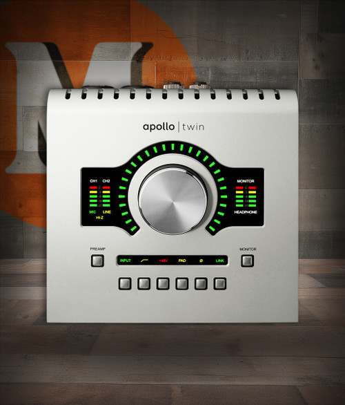 Universal Audio Apollo Twin Duo Recording Interface - Heritage Edition USB (UA-APLTWDU-HE-U)