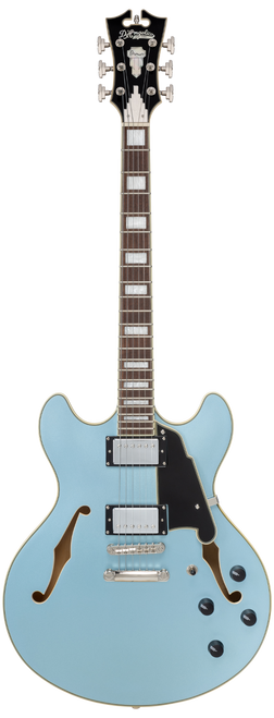 D'Angelico Premier DC with Gig Bag - Sky Blue (DAPDCSKBCS) | Musician Madness