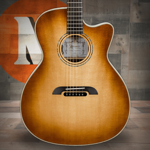 Alvarez Yairi Masterworks GYM70CE Shadowburst Grand Auditorium Acoustic-Electric (GYM70CE_Shadowburst) | Musician Madness
