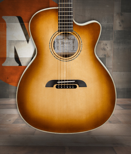 Alvarez Yairi Masterworks GYM80CE Shadowburst Grand Auditorium Acoustic-Electric (GYM80CE_Shadowburst) | Musician Madness