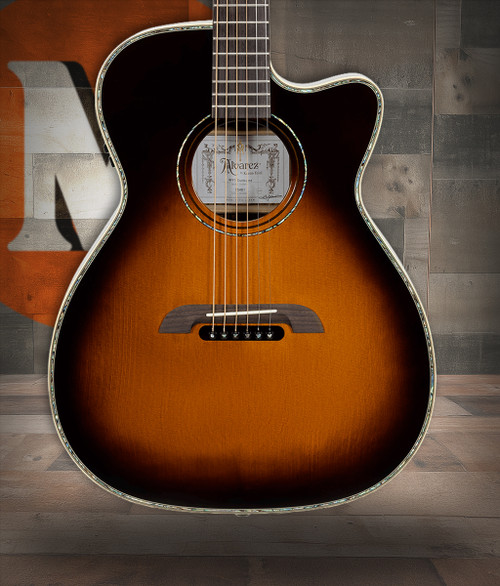 Alvarez Yairi WY1 Sunburst Stage Weir Acoustic-Electric Guitar (WY1_Sunburst) | Musician Madness