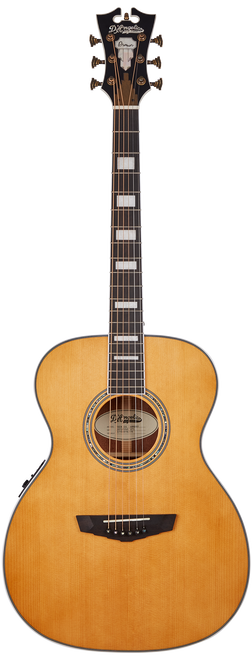 The Tammany Orchestra E Acoustic Guitar (DAPOMVNATAPS) features an Orchestra-size body with a smooth Vintage Natural finish for classic acoustic appeal. Designed for comfort and balanced tone, it offers warm mids, clear highs, and easy playabilityÃ¢â‚¬â€perfect for students, casual players, and those wanting a comfortable, great-sounding acoustic for practice or performance.