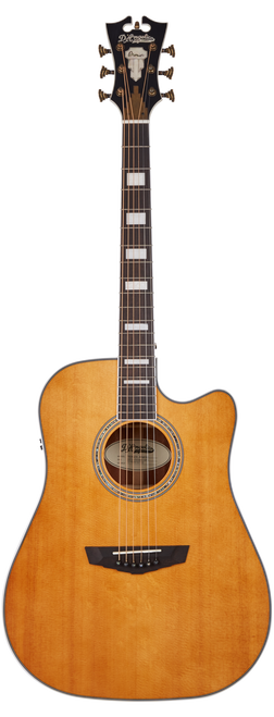 The DÃ¢â‚¬â„¢Angelico Bowery Dreadnought CE (DAPD500VNATAPS) offers powerful projection and warm dreadnought resonance with the convenience of a cutaway for upper-fret access. Its Vintage Natural finish showcases classic acoustic styling, while quality electronics deliver clear amplified tone. Perfect for performers, worship players, and singer-songwriters needing balance, clarity, and stage-ready functionality.