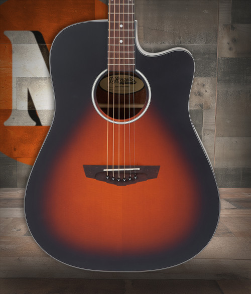 D'Angelico Bowery LS Dreadnought CE - Satin Vintage Sunburst (DAPLSD500SVSBCP) | Musician Madness