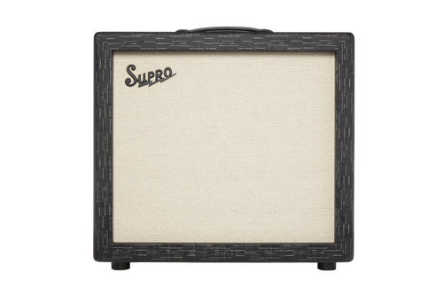 Supro Royale 1x12 guitar combo amplifier in Black Scandia featuring boutique tube-driven tone, wide dynamic response, vintage Supro aesthetics, and versatile clean-to-drive performance.