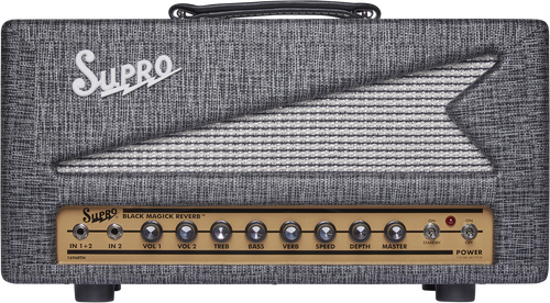 Supro Black Magick Reverb Head - Black Rhino (1696RTH) | Musician Madness