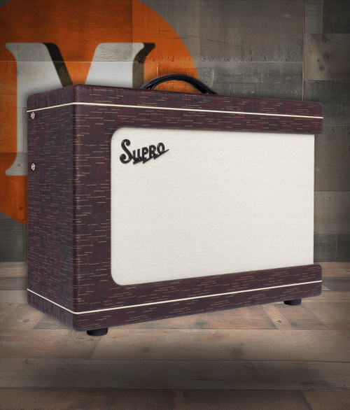 Supro Ambassador 2x10 - 35W/50W Combo - Burgundy Gold Scandia (1630RCBUR) | | Musician Madness