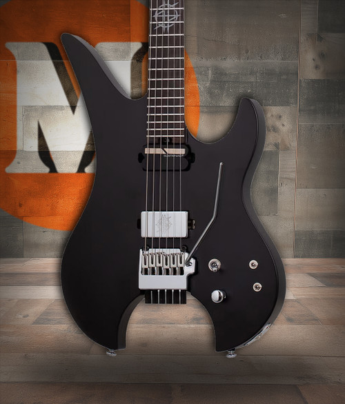 Schecter Synyster Gates Custom-6 TR-S Headless Electric Guitar - Satin Black (2115)