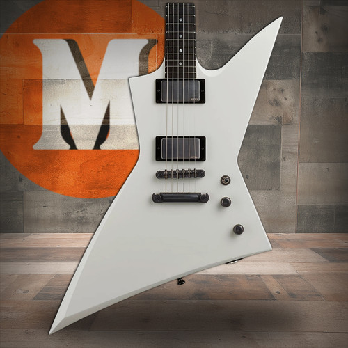 Shop the ESP E-II EX NT Electric Guitar in Snow White (EIIEXNTSW) at Musician Madness. Japan-made quality, neck-thru sustain, and aggressive style.