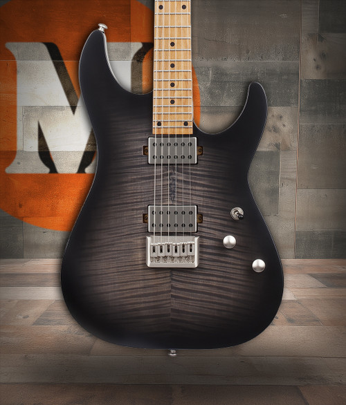 Schecter C-1 Standard Plus Electric Guitar - Transparent Black Burst (3936) | Musician Madness