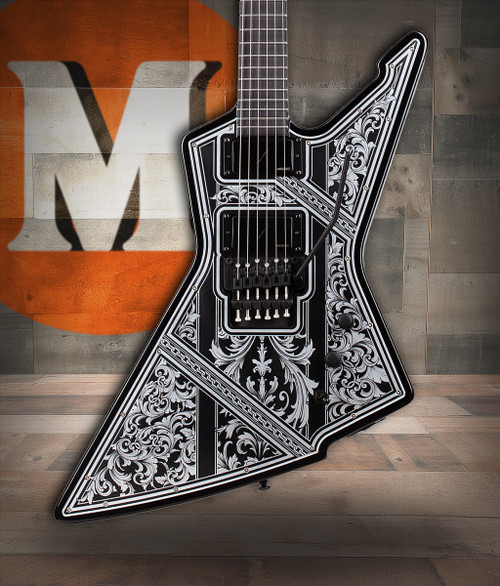 Shop the Schecter E-1 FR Przym Palladium Electric Guitar in Gloss Black (924) at Musician Madness. Floyd Rose performance, modern tone, fast shipping.