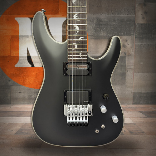 Schecter Damien Platinum-6 FR S Electric Guitar - Satin Black (1189)