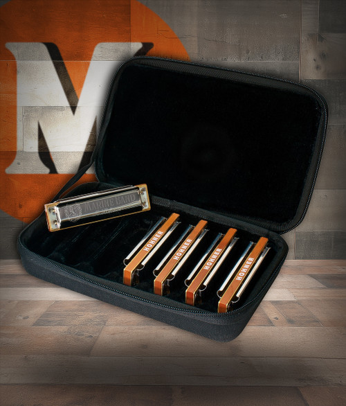 Hohner Marine Band 5-Pack Harmonica Set - Keys G C A D E (MBAND-5PK) | Musician Madness
