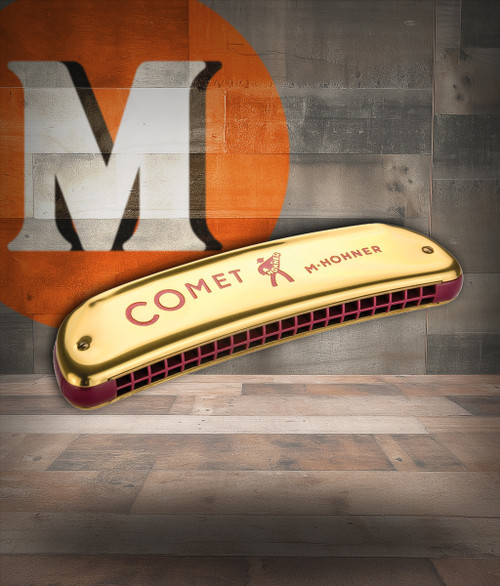 Hohner Comet 40 Tremolo Harmonica - 20-Hole, Key of C (2504-C)