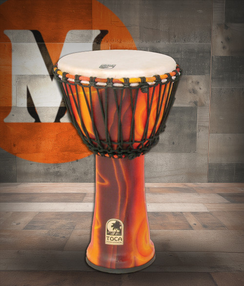 Toca Freestyle Rope-Tuned Djembe, 12" - Festa (SFDJ-12F)