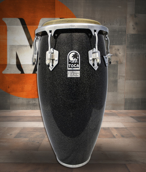 Toca Custom Deluxe Conga, 11-3/4" - Black Sparkle (4611-3/4BKS)