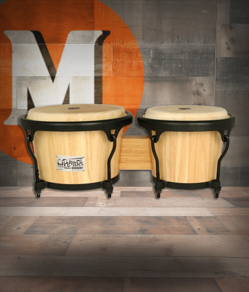 Toca Player's Series Wood Bongos - Large Natural (2600N) | Musician Madness